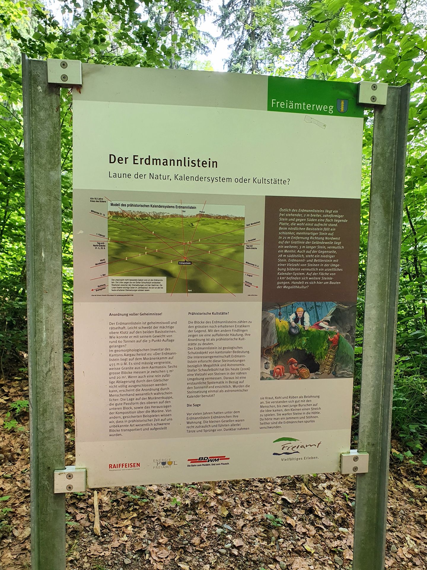 Erdmannlistein, Bremgarten
